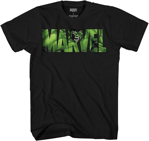 Amazon マーベルロゴ ハルク アベンジャーズ スーパーヒーロー 大人用tシャツ グラフィックtシャツ メンズ Tシャツ 服 Tシャツ カットソー 通販