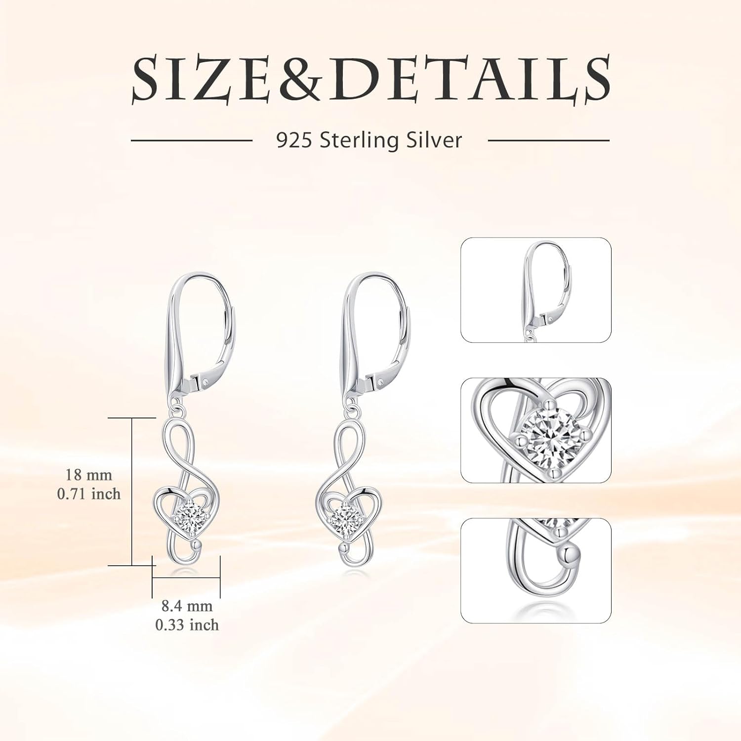 Coffin/Bat/Cat/Spider/Irish Claddagh/Music Note Earrings for Women 925 Sterling Silver Dangle Earring Gothic Jewelry Halloween Patricks Day Gifts for Friends Daughter Her - Image 6