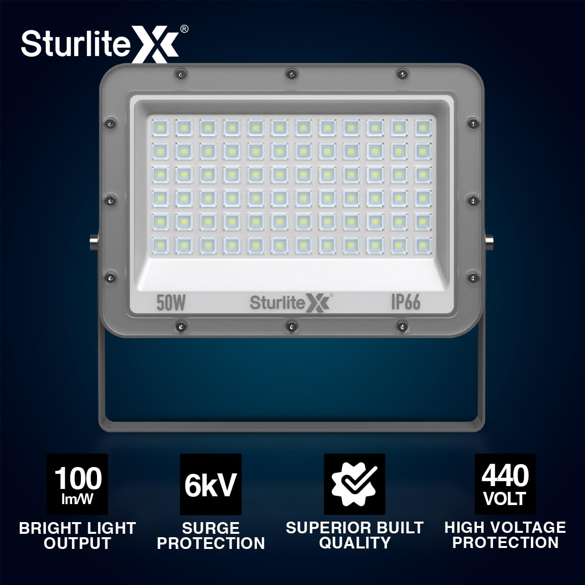 Sturlite Xpro Flood Light - Powerful LED Outdoor Light -3