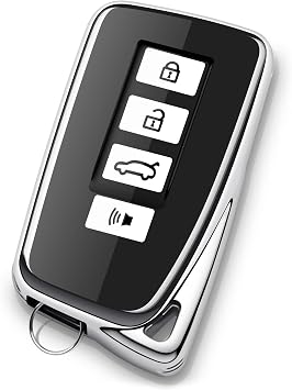 Lexus Key Fob Cover 2022 2021 2020 2019 Car Key Protector Case Holder GS350 GS300 GS450h GS200t IS500 IS200t IS300 IS350 LX570 LX600 NX250 NX350 NX350h NX300 NX200t RC200t RX350 RX450h Accessories