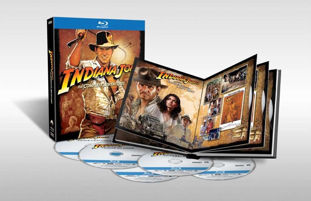 Indiana Jones: The Complete Adventures (Raiders of the Lost Ark / Temple of Doom / Last Crusade / Kingdom of the Crystal Skull) [Blu-ray]
