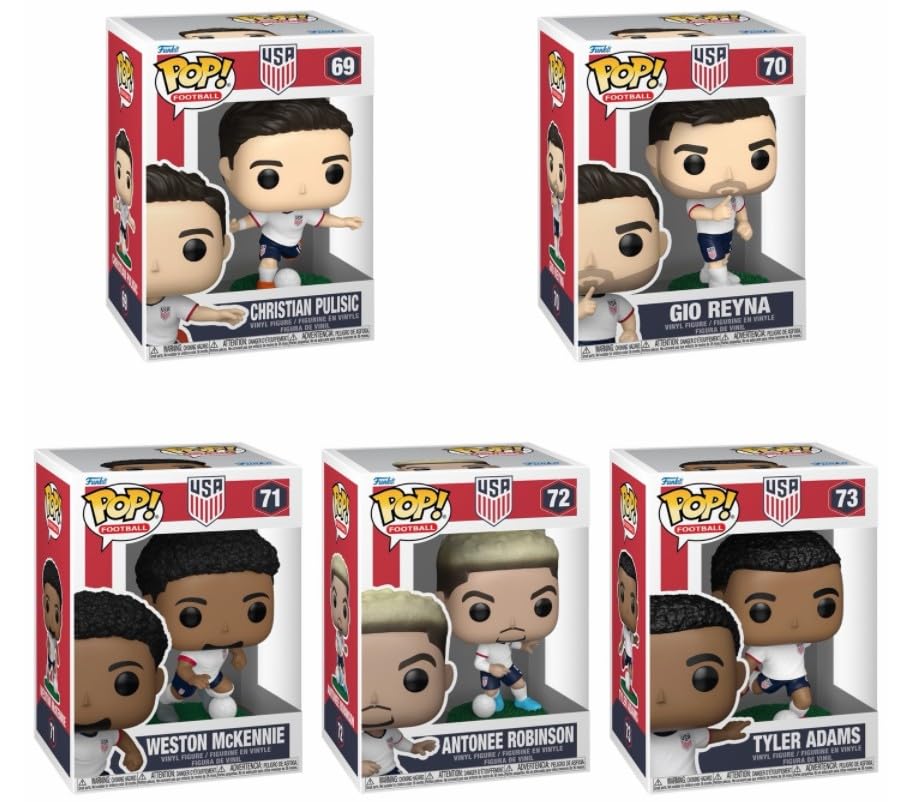 Funko USMNT (Copa del Mundo 2026) Pop! Set de fútbol (5)