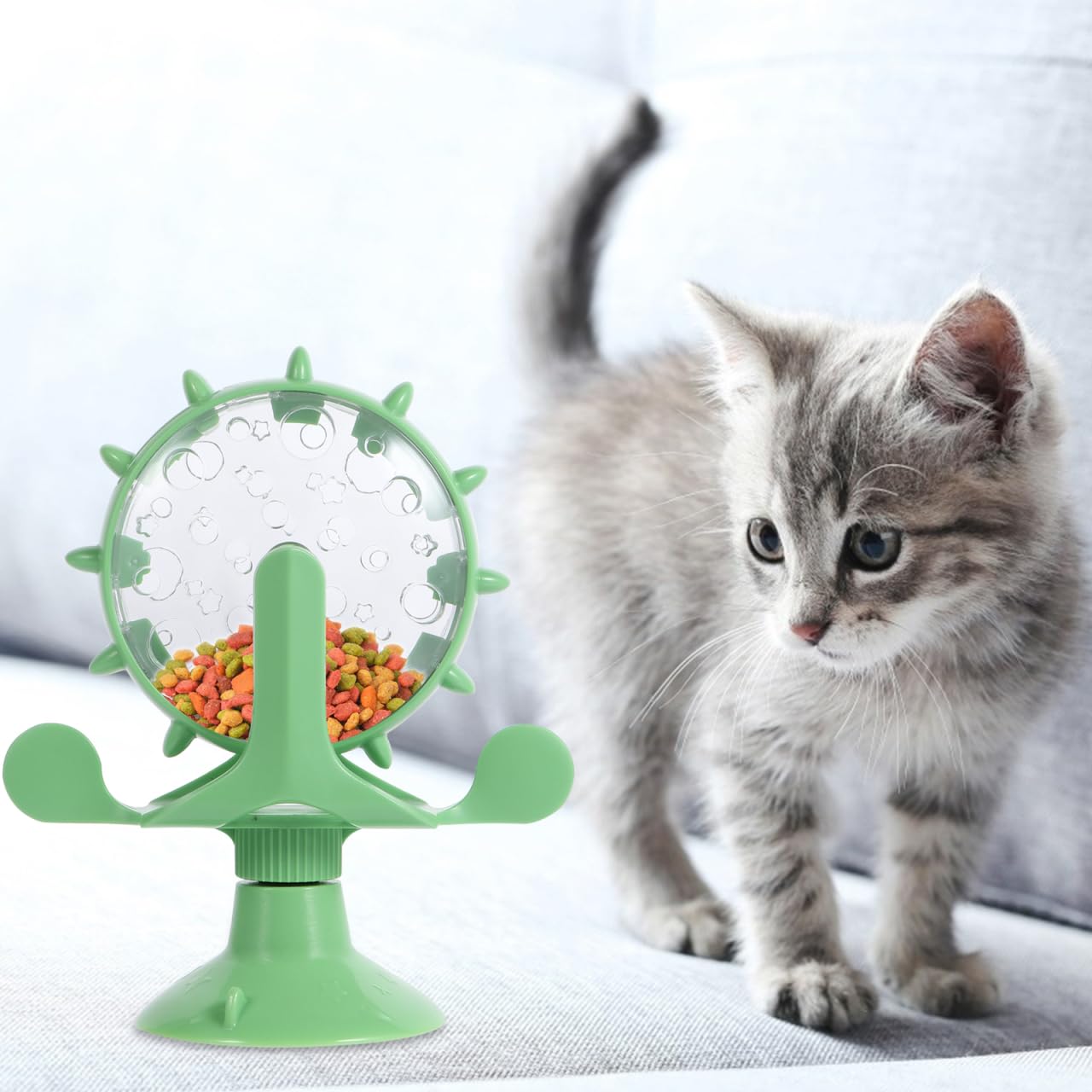Divertente giocattolo per gatti giocattolo per animali domestici giocattolo per gattini giocattolo per l'alimentazione del gatto Giocattolo vorticoso per gatti Giocattolo per gatti Giocattolo per