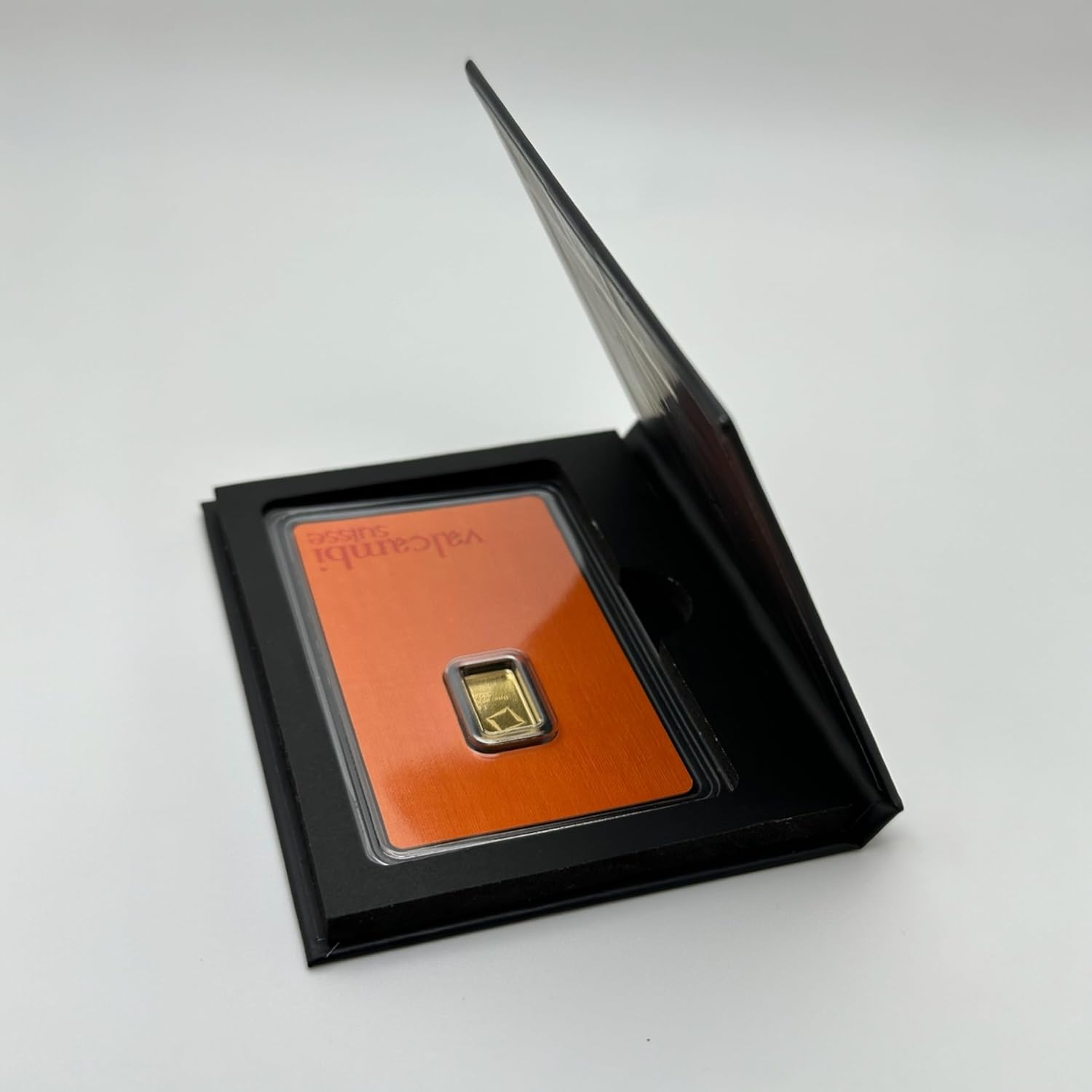 Magnetic Lid Display Gift Box with Valcambi Orange Assay | Keepsake, Memento or Souvenir