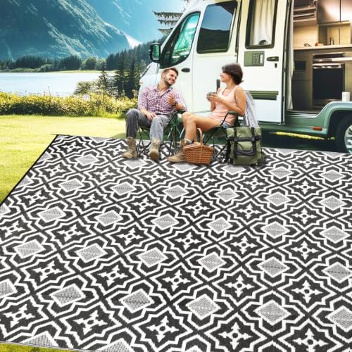 Alfolo Outdoor Rugs for Patio RV Mat