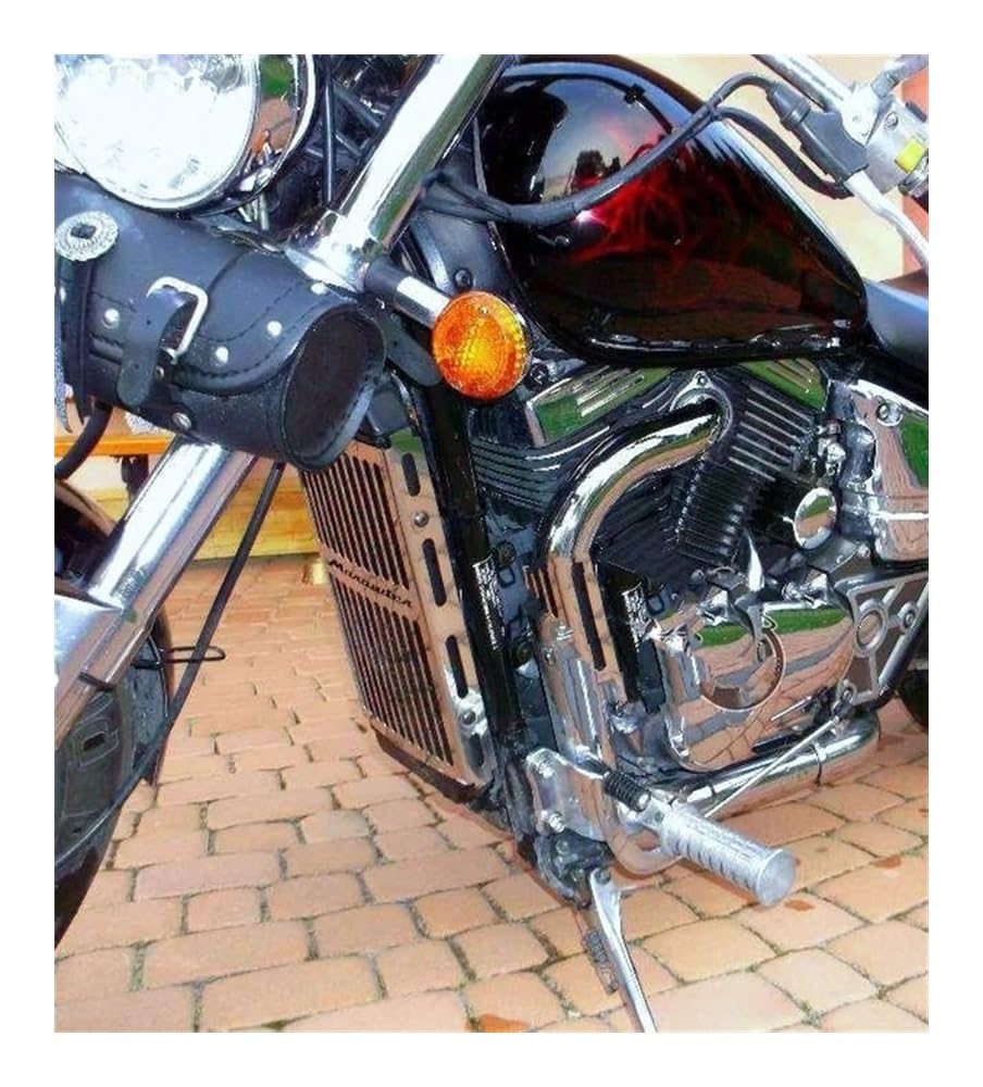 Kühlerschutzgitter Motorrad Zubehör Stahl Chrom Kühlergrill Abdeckung Schutz Schutz Für Su&zuki Marauder VZ800 1997-2003 2002 2001 2000 1999 Kühlerschutz Schutz