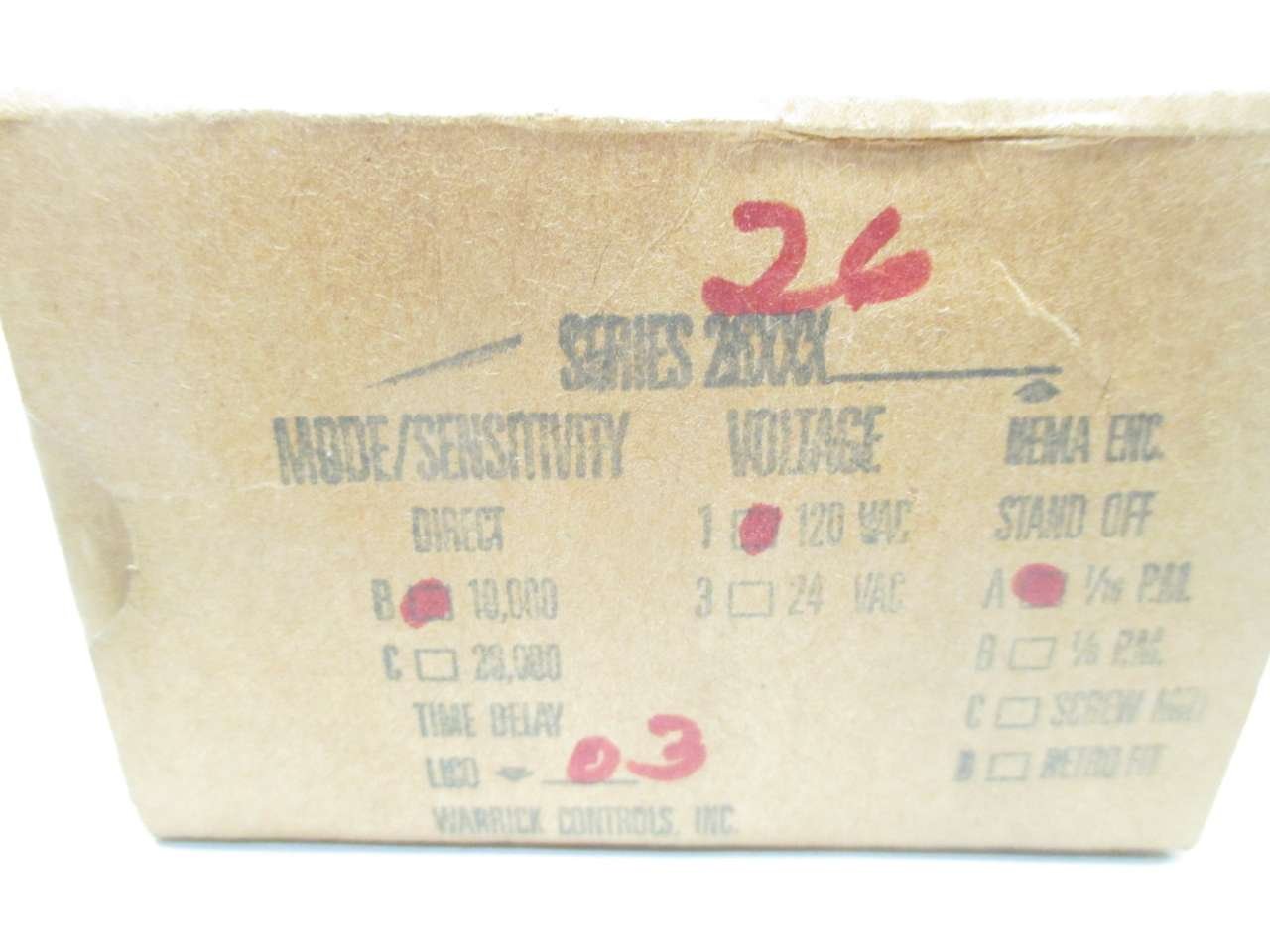 Warrick Level Controls - Merlo 26B1A0 WTR2528 RELAY