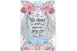 Psalm 91:11 For He Will Order His Angels To Protect You Blanket