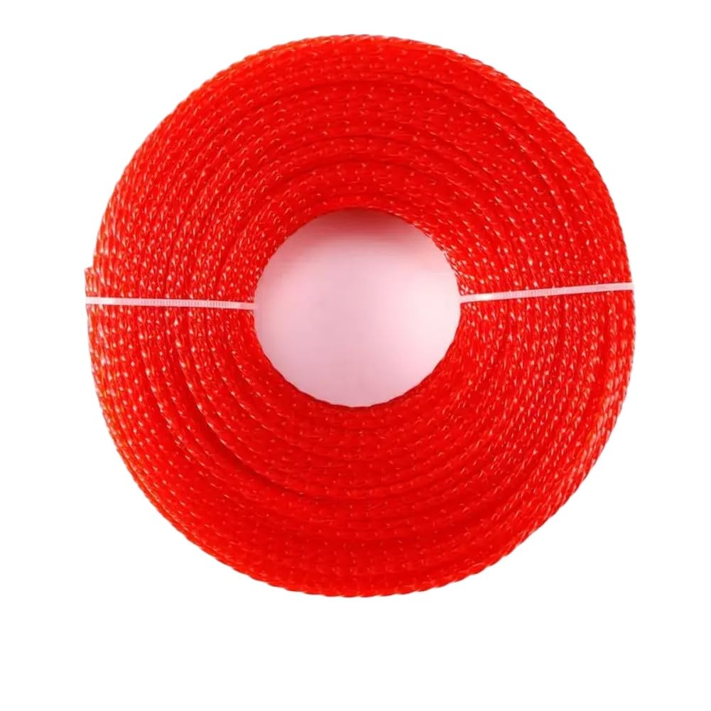 Linea di Corda in Nylon per falciatura da 100 Metri 2,4 mm per Accessori per Tosaerba Giardino sul Retro