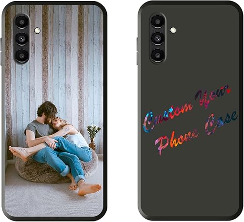 Miniatura 1 de Custom Customize Picture Text Case for Samsung Galaxy A13 5G Compatible with Samsung Galaxy A13 5G TPU Black Covers Cases Personalized Photo Phone