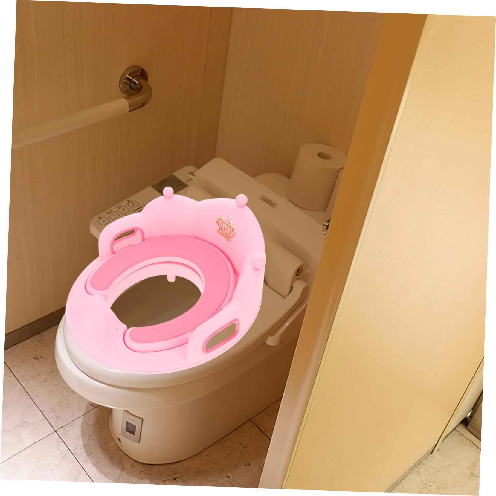 GALPADA Asiento de Inodoro para Asiento de Entrenamiento para Ir al Baño para Niñas y Pequeños Color Neutro Reductor Wc de Entrenamiento con Escalera