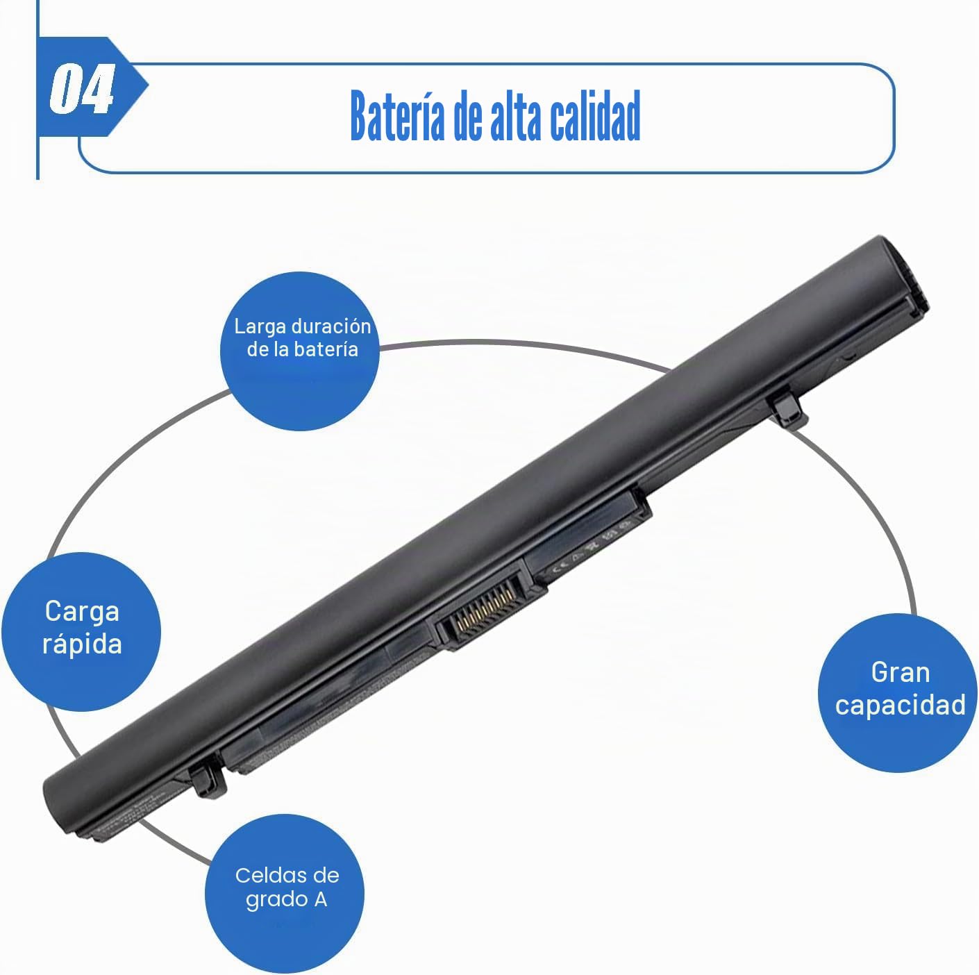 Batería para portátil Toshiba Satellite Pro A30-C A30-D A40-C A40-D A40-C A50-D A50-D A50-D A50-D A50-E R40-C R50-B R50-C R50-D Tecra A40-C A40-D C40-C C40-D C50-B C50-C C50-D C50-E Z50-C Z50-D Z50-E