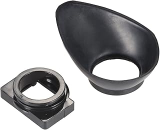 Borracha 22mm câmera DSLR foto ocular ocular ocular capuz para Nikon D7100 D7000 D5200 D5100 D5000 D3200 D3100 D3000 D90 D80