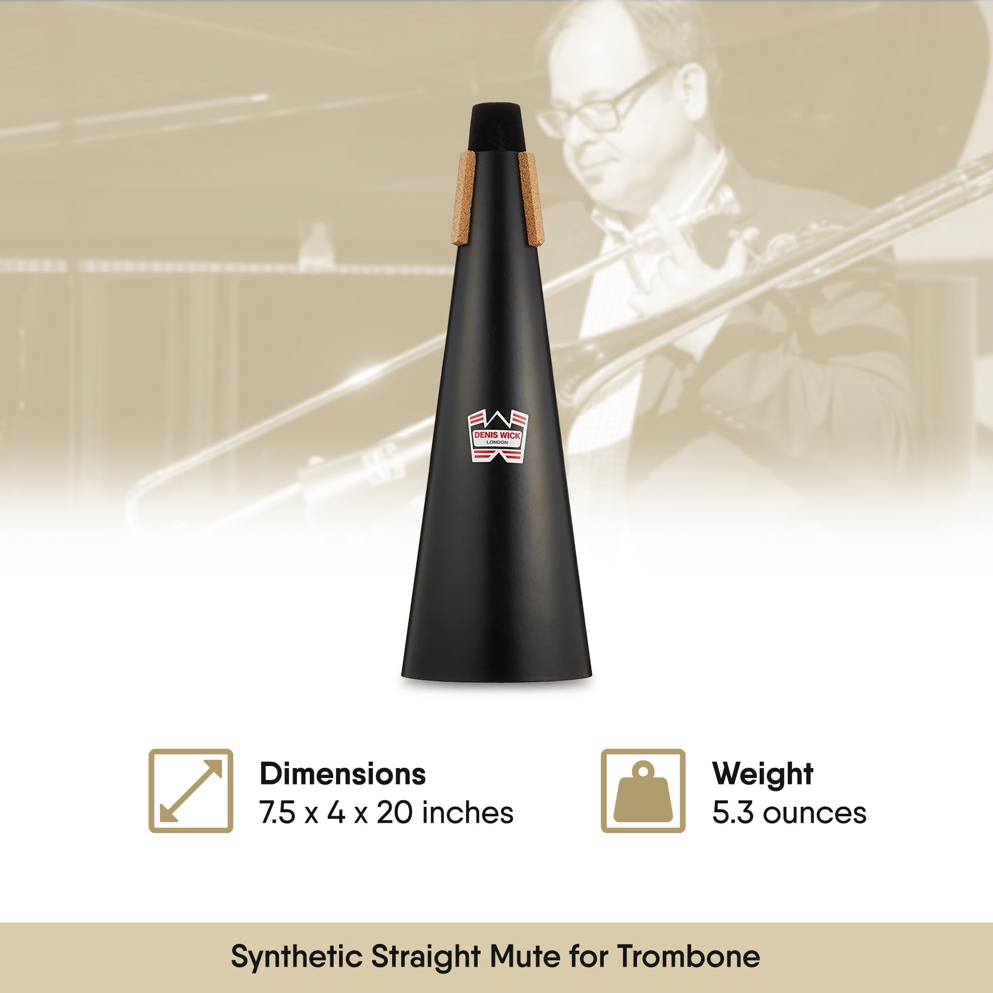 Amazon | デニスウィック ミュート テナートロンボーン用 ストレート