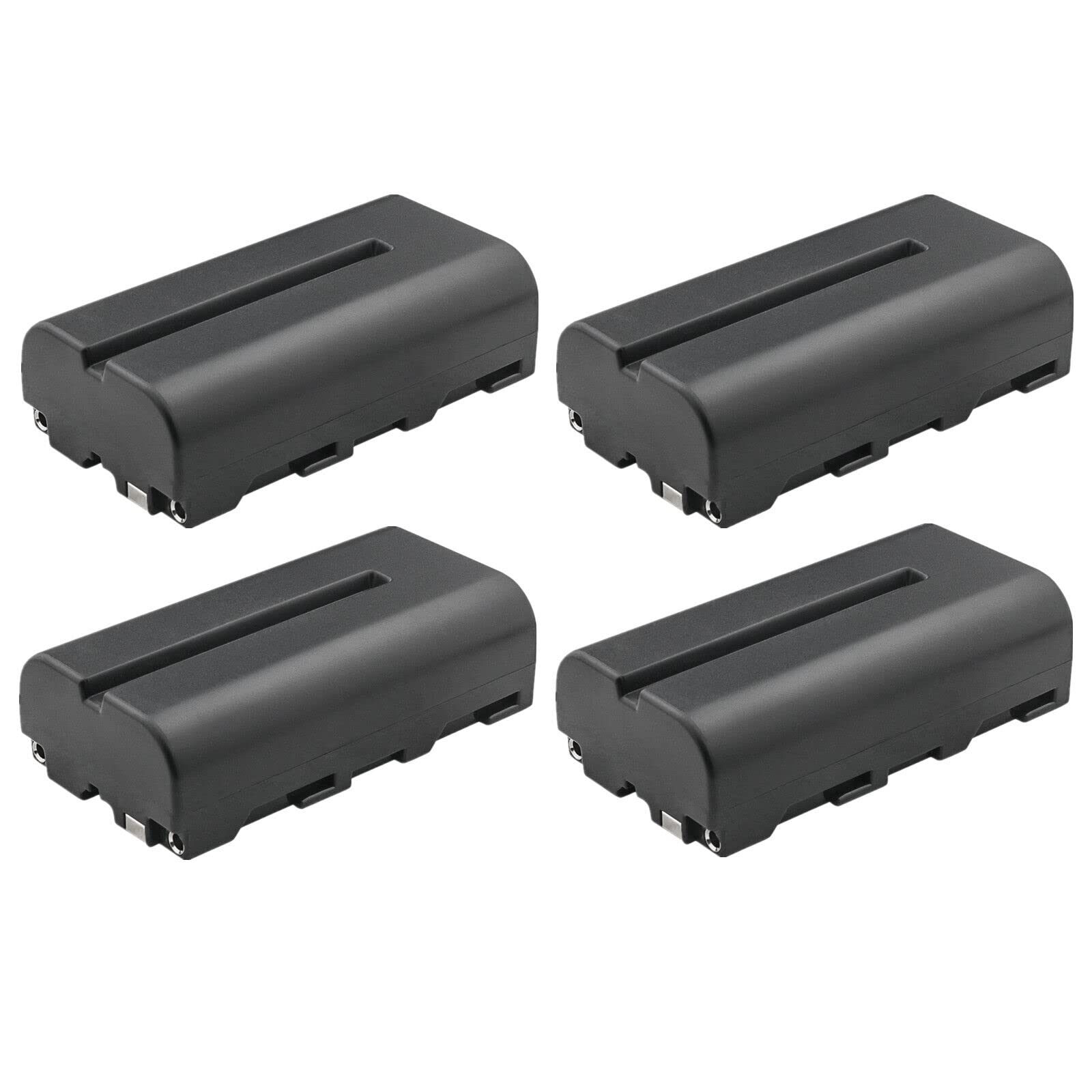 Kastar 4-Pack NP-F550 / NP-F570 Li-ion Battery 7.4V 2900mAh Replacement for SmallHD 503 UltraBright, 702 Touch 7" On-Camera Monitor, 703 UltraBright,