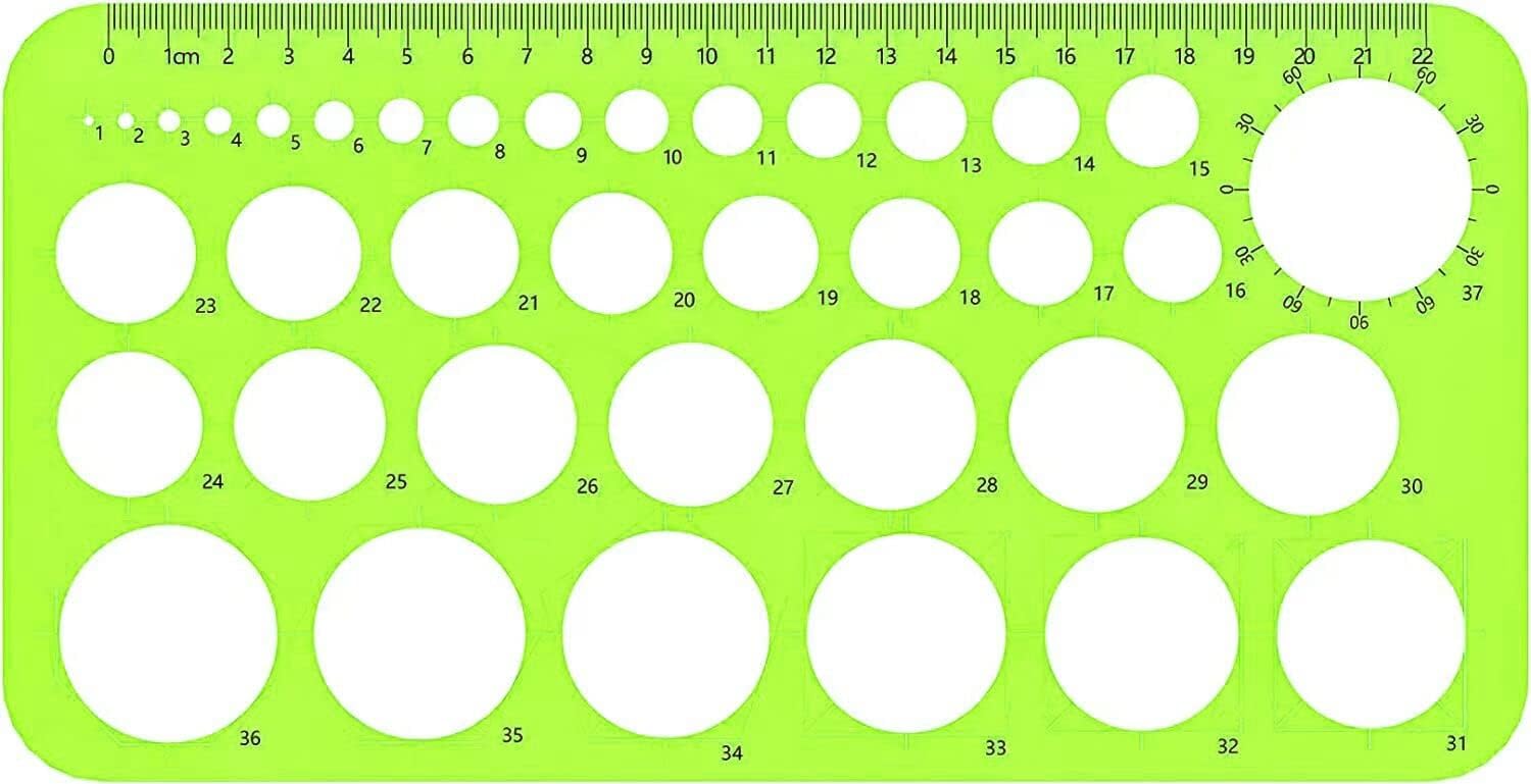 RZDEAL Circle Round Stencil Template - Diameter 1mm Burundi | Ubuy