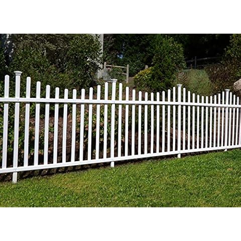 Zippity Outdoor Products ZP19018 Manchester No- Dig Vinyl Fence Cover