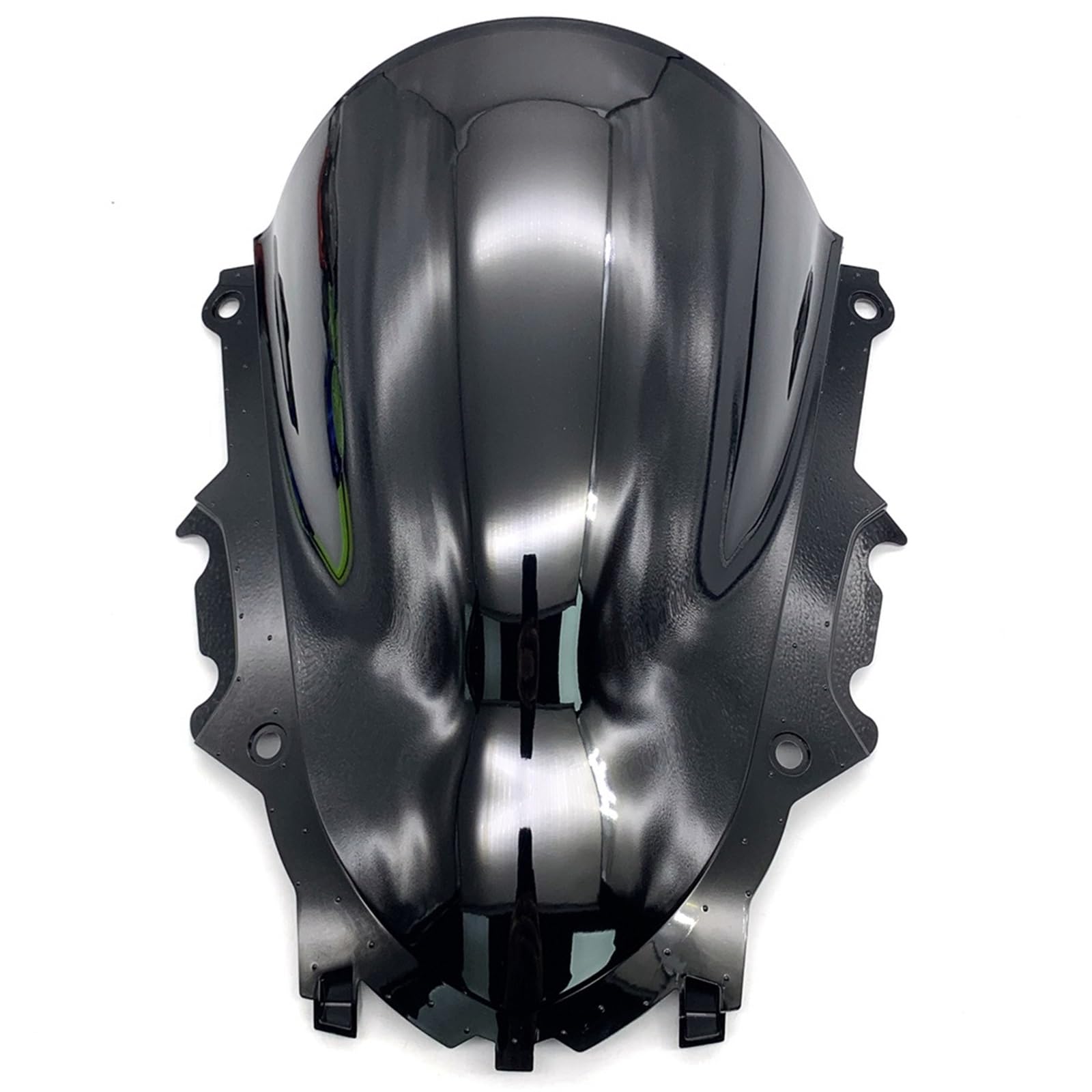 EGUIAS Windscreen Spoiler Motorcycle Sport Racing Double Bubble WindScreen Visor Deflector For YAMAHA YZF-R3 2019-2023 2022 2021 YZF-R25 R3 R25(Black)