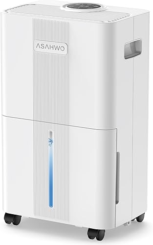 Deshumidificador de 1600 pies cuadrados para el hogar, deshumidificador de 21 pintas para sótano con manguera de drenaje, deshumidificadores