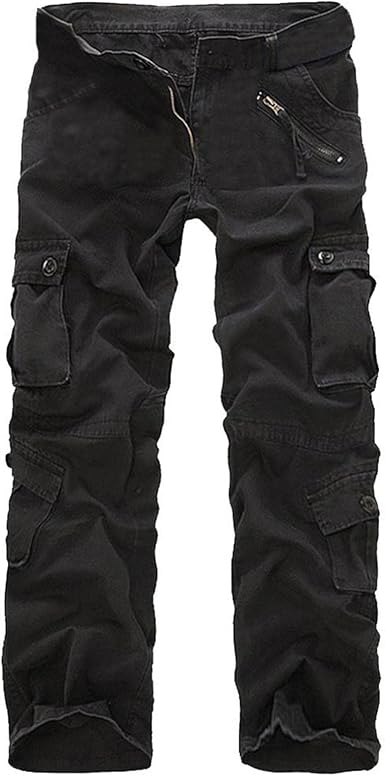 Amazon.com: Pantalones de trabajo de combate para hombre, de corte holgado,  de pierna recta, estilo cargo, estilo militar, con bolsillos, para hombre :  Ropa, Zapatos y Joyería