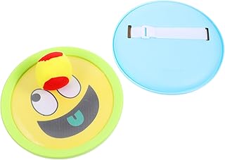 Alasum 1 Set Toys Beach Plaything Catch Ball Game Interesting Plaything Bouncy Ball Parent-Child Racket