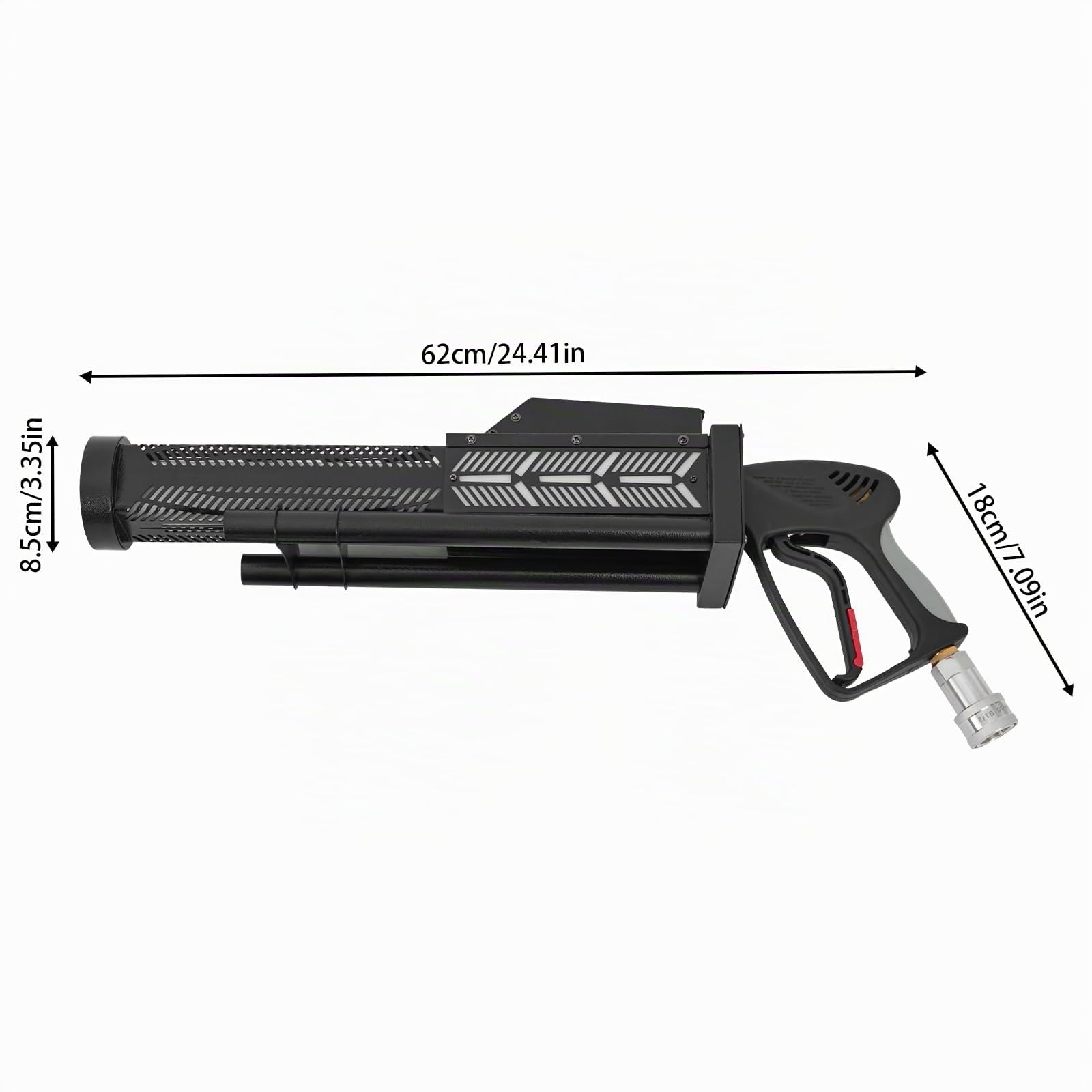 LED CO2-Luftsäule Pistole,Handgeführte CO2-Kryopistole,Mini Dj Co2-Gun,Der Rauchnebelabstand Kann 22.97 Fuß Erreichen,Für Konzerte Partys Bar