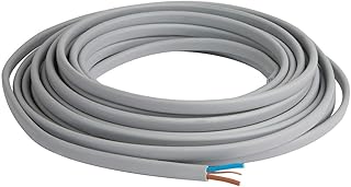 Twin & Earth Electrical Cable 2.5mm 6242YH BASEC Approved Grey PVC 5m 10m 20m 25m 50m (10m)