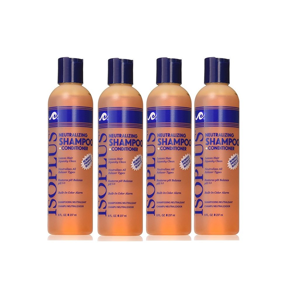 Isoplus Neutralizing Shampoo plus Conditioner 8 Ounce (237ml) (Pack of 4)