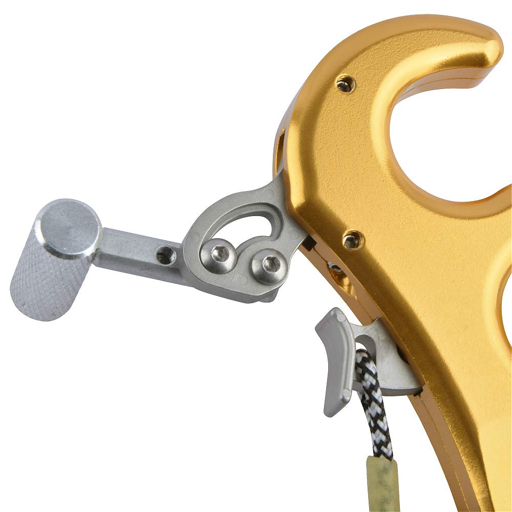 Arc Compound Release Aid 4 Finger Aide à la Libération Déclencheur Tir à l'arc Libération des Doigts Étrier de poignée Accessoires pour De Plein air Chasse