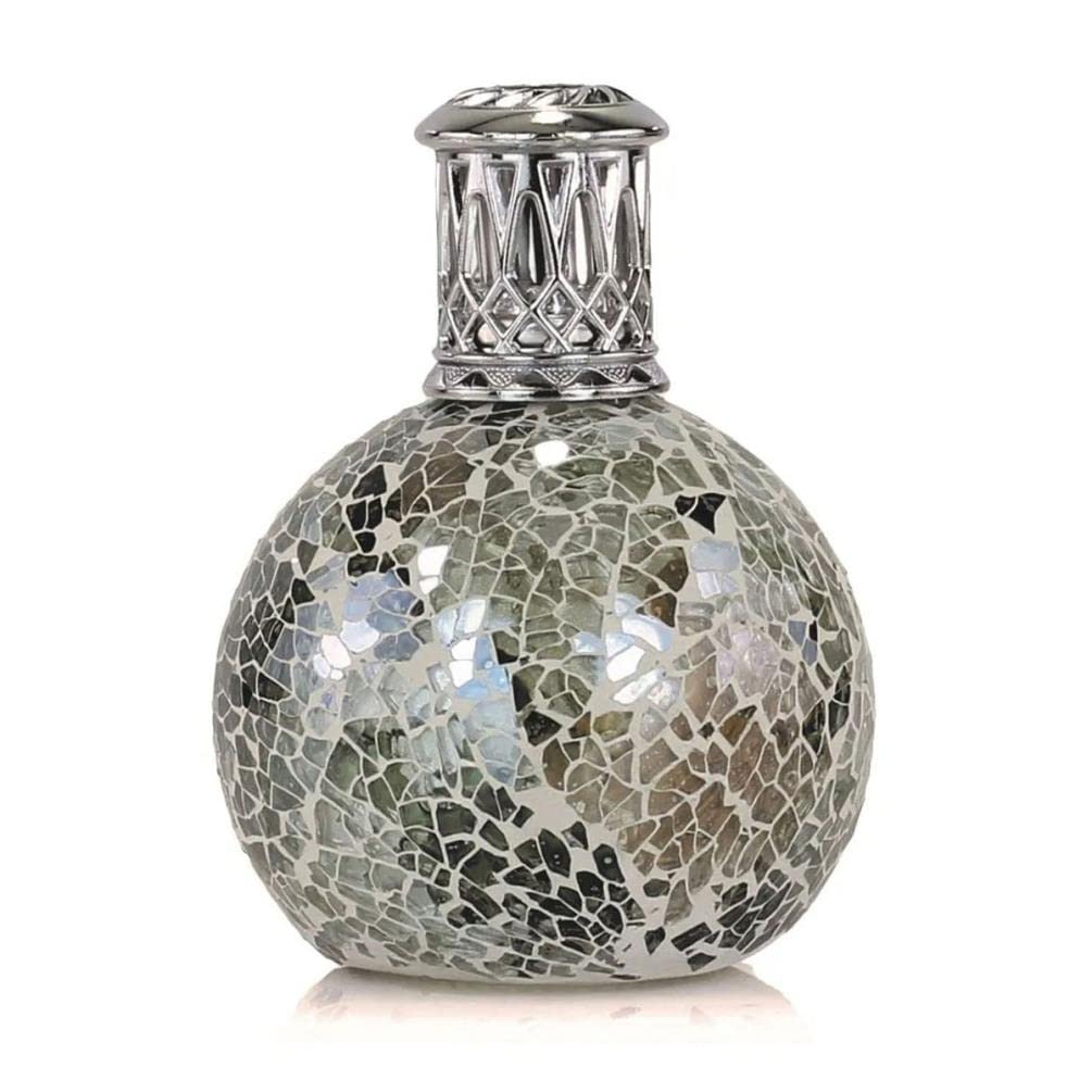 Ashleigh and Burwood Enchanted Forest Catalytic Fragrance Lamp | Powerful and Purifying Home Fragrance | Silver Mosaic Home Décor Housewarming Gift