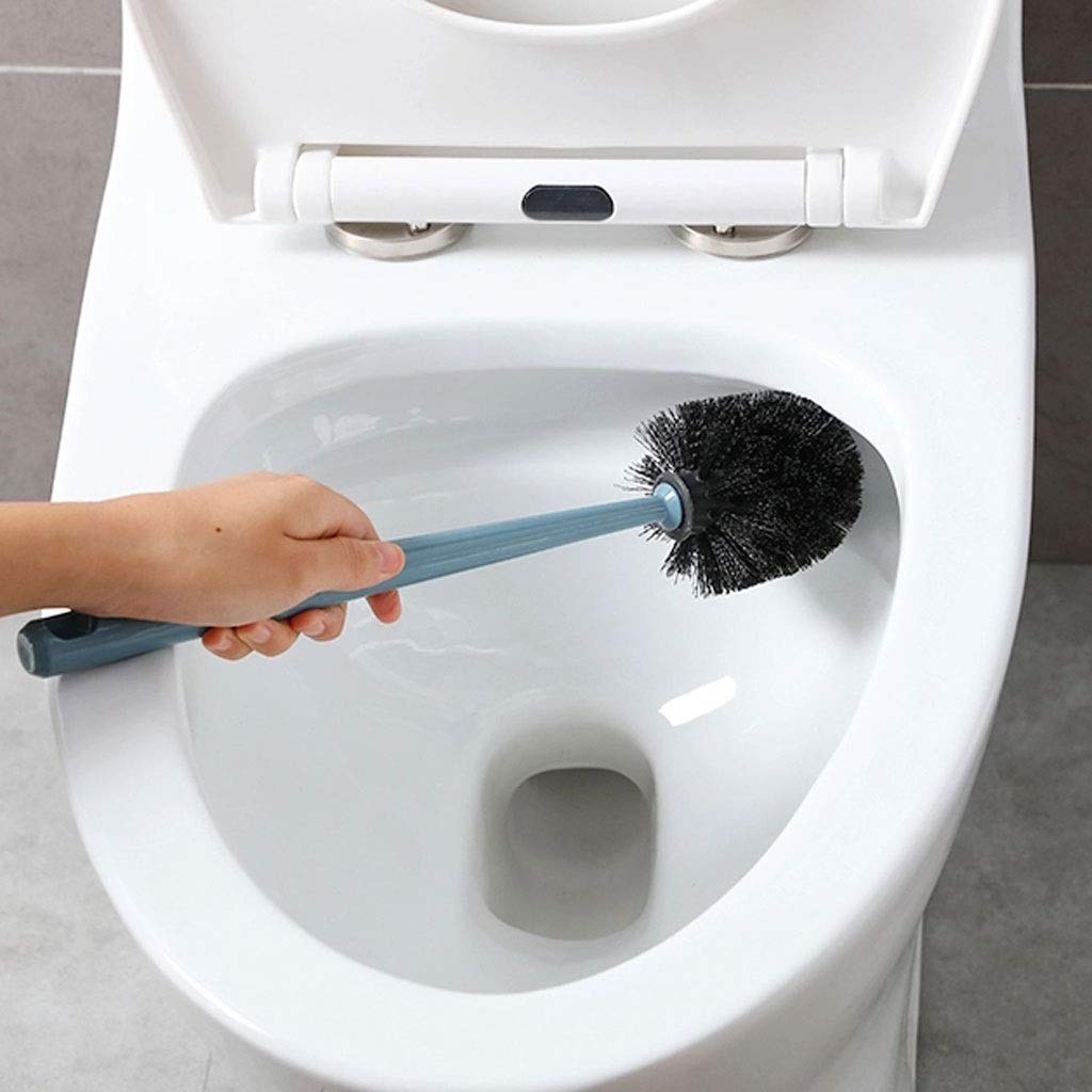 Brosse de toilette murale, brosse de toilette avec manche long, brosse de toilette de conception simple, brosse de toilette de nettoyage de salle de bain, brosse de toilette créative brosse de nettoya