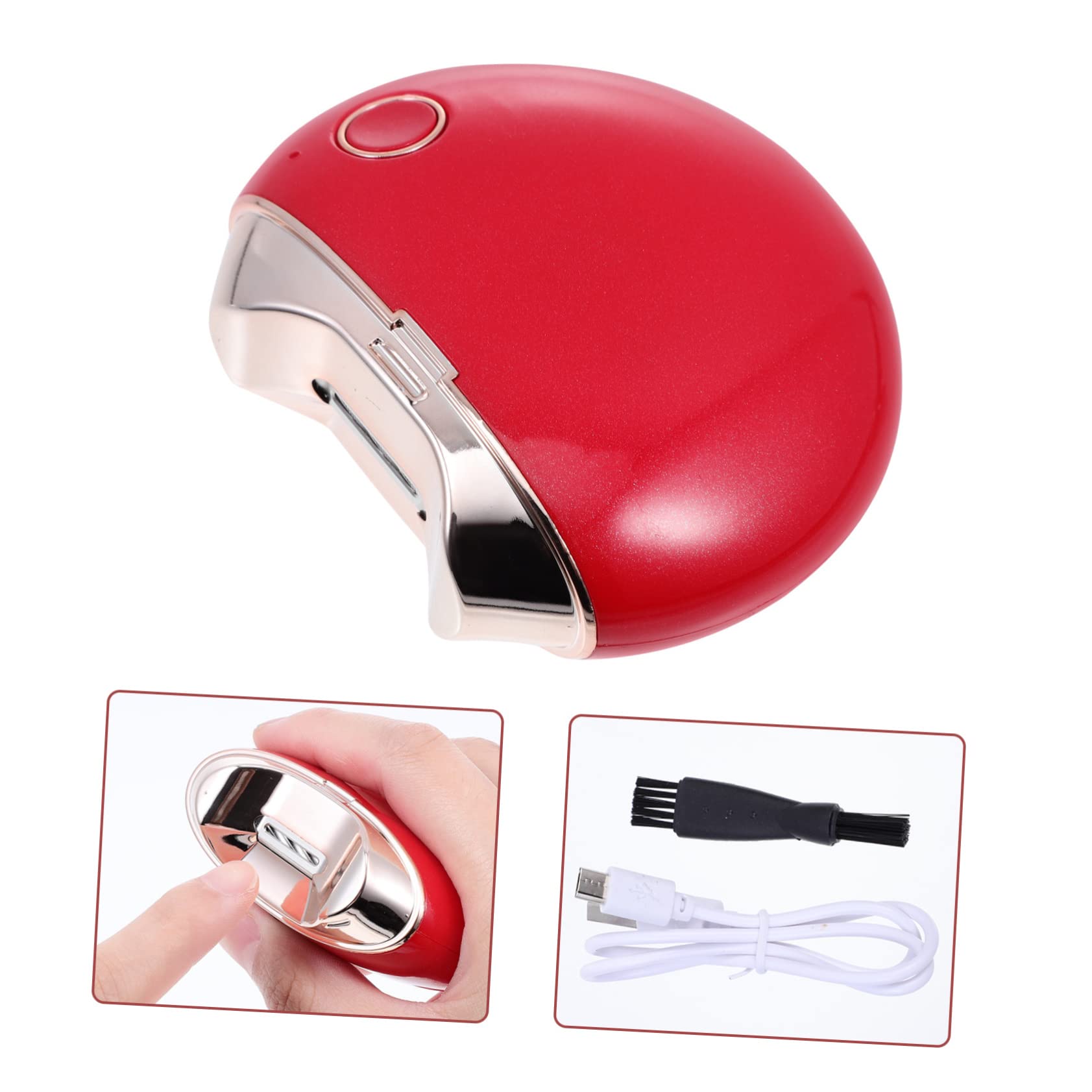 VICASKY 2juegos Kit Eléctrico De Cuidado De Uñas Para Niño Niña Trimmer Automático Prueba De Salpicaduras Accesorios De Manicura Compactos y Portátiles Para Viajes y