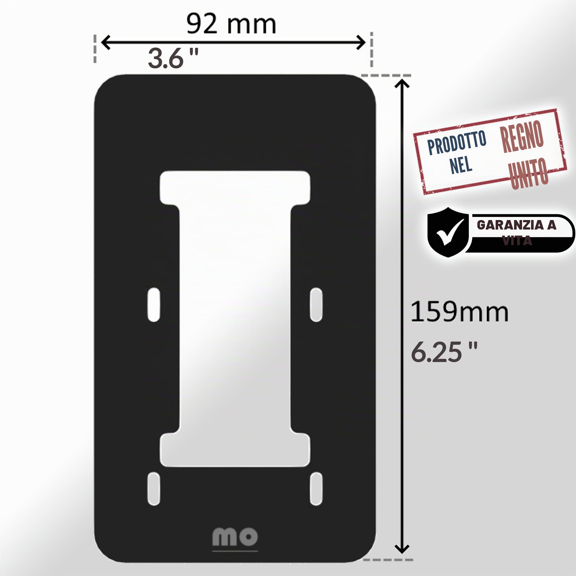 Piastra da parete non adesiva per tutti i campanelli video a batteria 1/2/2a generazione/3/3 Plus/4/(2024), piastra di montaggio in plastica resistente, robusta, sottile, senza fili, per