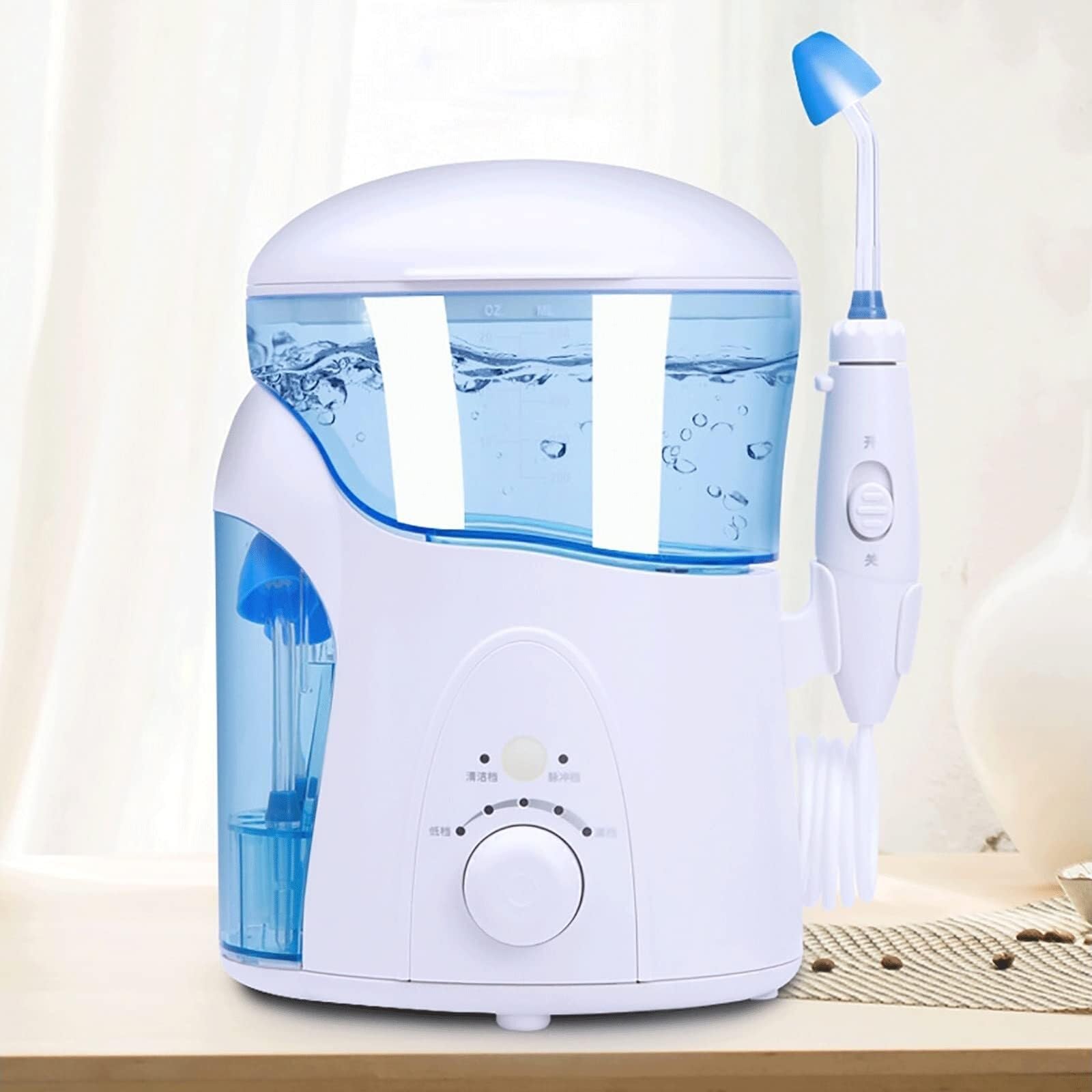 Neti Pot Elettrico, Kit for il risciacquo del seno Sistema di irrigazione del seno nasale Macchina elettrica for il risciacquo nasale pulsante con quattro beccucci, for alleviare il seno e le allergie