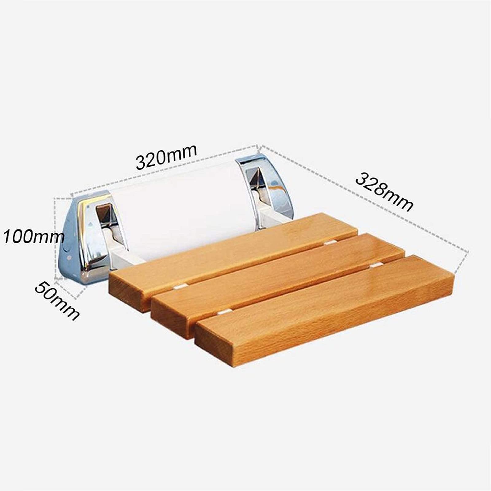 Silla de Ducha, Taburete de Seguridad para bañera, Asiento de Ducha Plegable montado en la Pared, Banco de Ducha para Ducha Interior, Taburete de baño para Ancianos