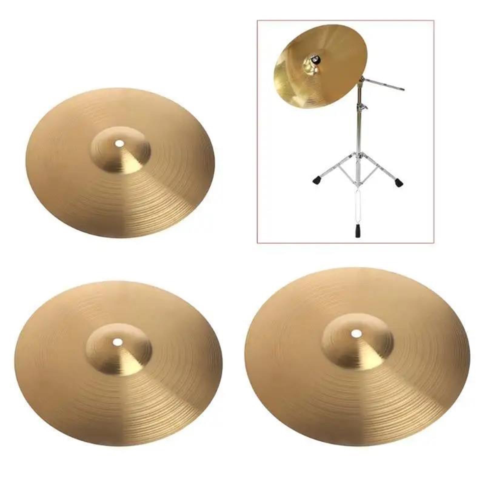 Profesjonalna Talerz Hi-Hat Talerzowy Ze Stopu Splash Crash Dla Perkusisty 8 10 12 Cali Rozmiar Opcjonalnie(12 inch)