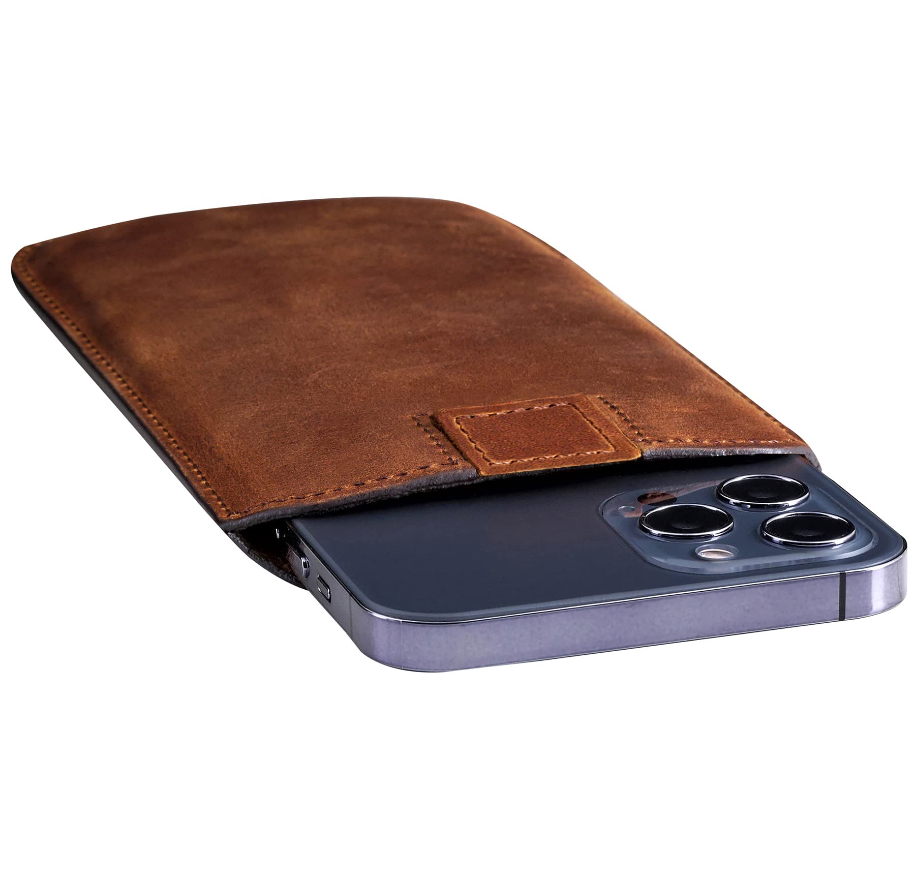 Custodia Pelle Suncase Per Sony Xperia 1 VI | Colore Caffè Antico