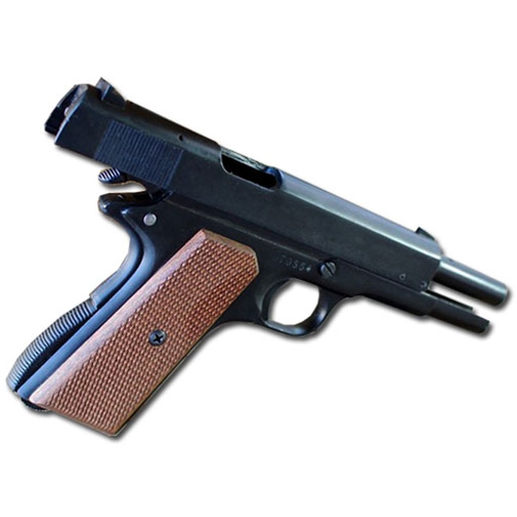 BRUNI PISTOLA A SALVE IN METALLO 1911 BRUNI 96 NERA-LEGNO 8MM