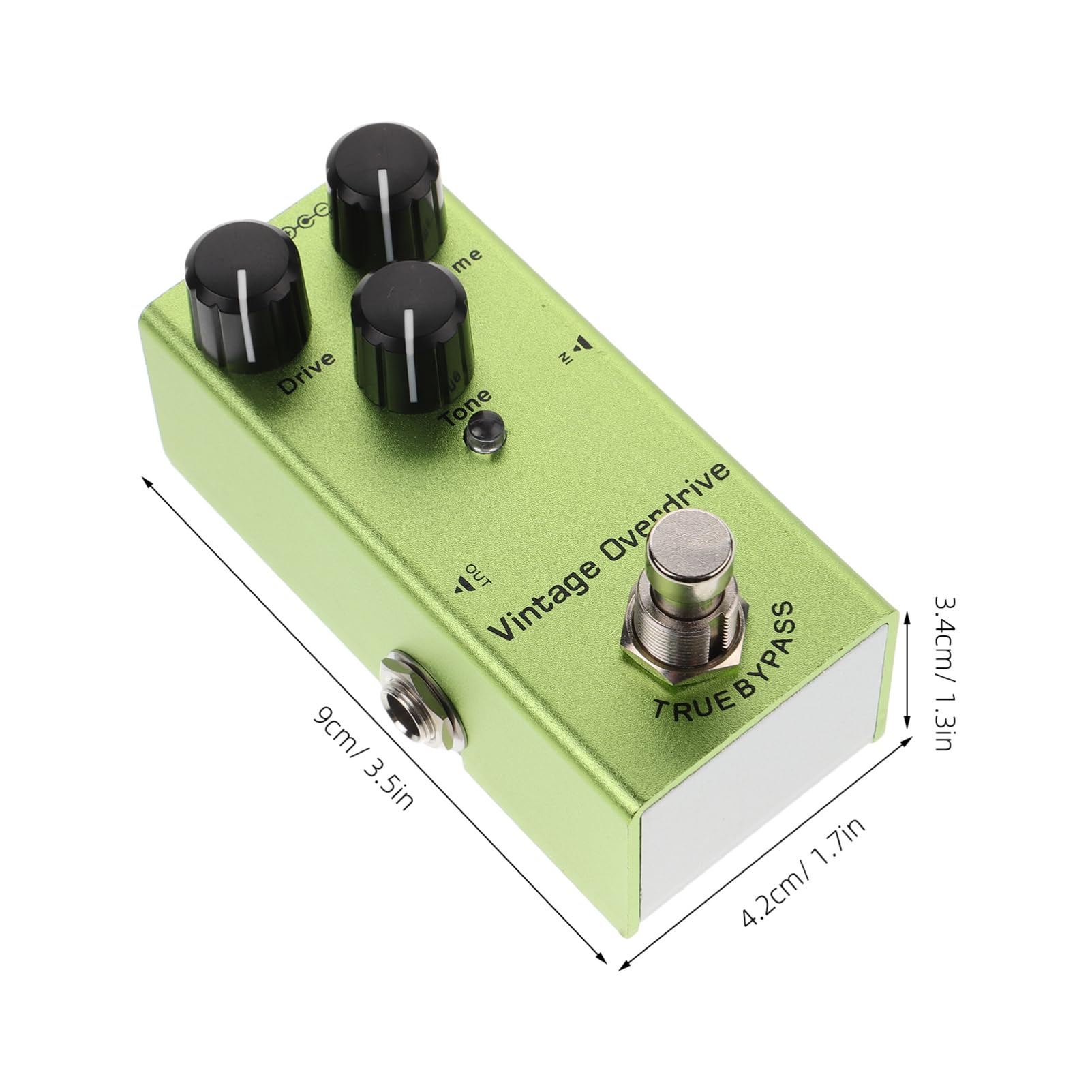 Toyvian Effetto Chitarra Elettrica Mini Pedale Portatile Per Chitarra Con Delay e Unità Di Effetti Compatta Per Musicisti Facile Da Usare