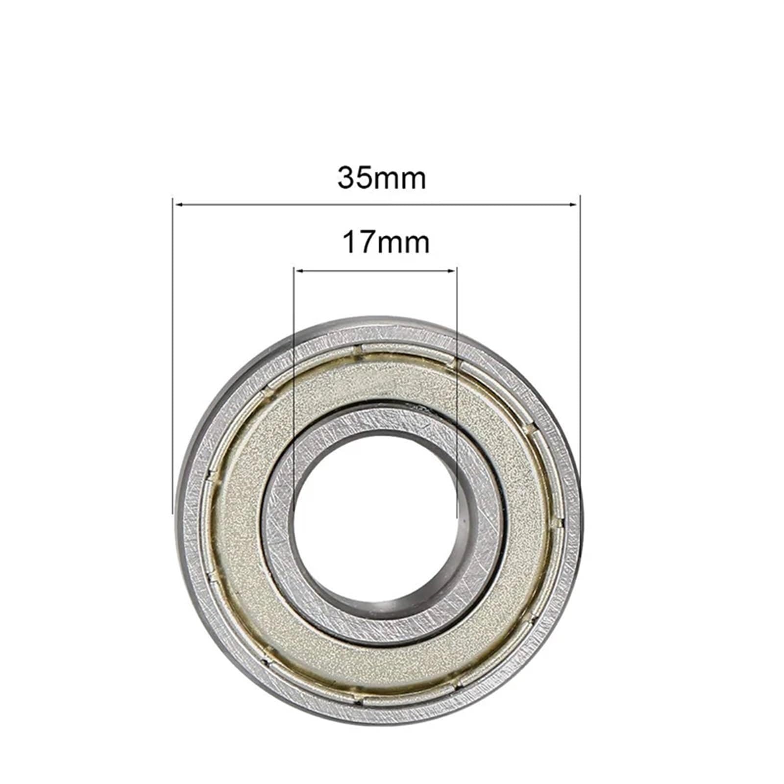 Aspectos, 2 unids/lote Motor grado 6003ZZ rodamientos rígidos de bolas 6003-ZZ 17 * 35 * 10mm 17 * 35 * 10 rodamiento acero