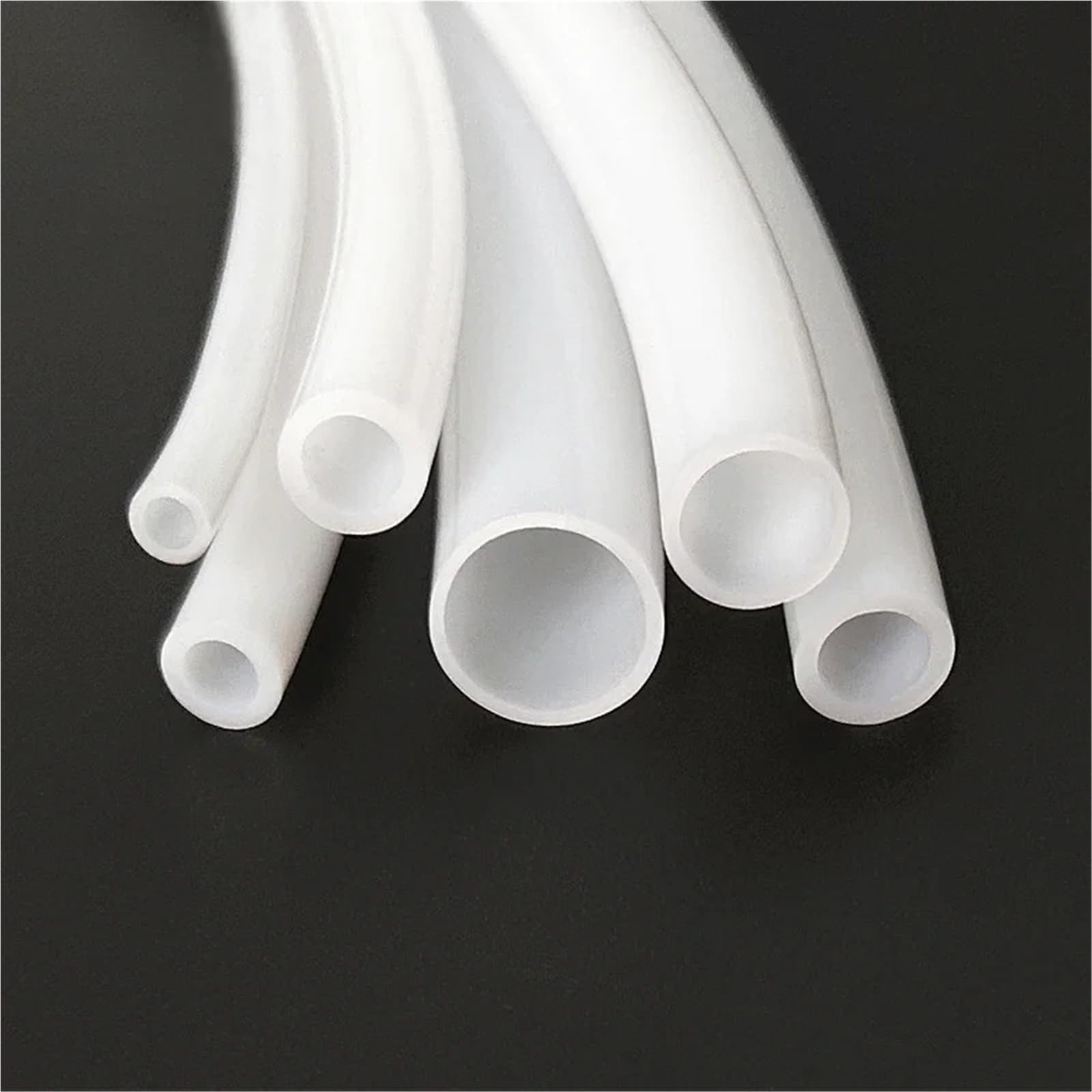 Tube PTFE Paroi intérieure lisse isolée ignifuge ID 1-14 mm(5M_ID 6XOD 10MM)