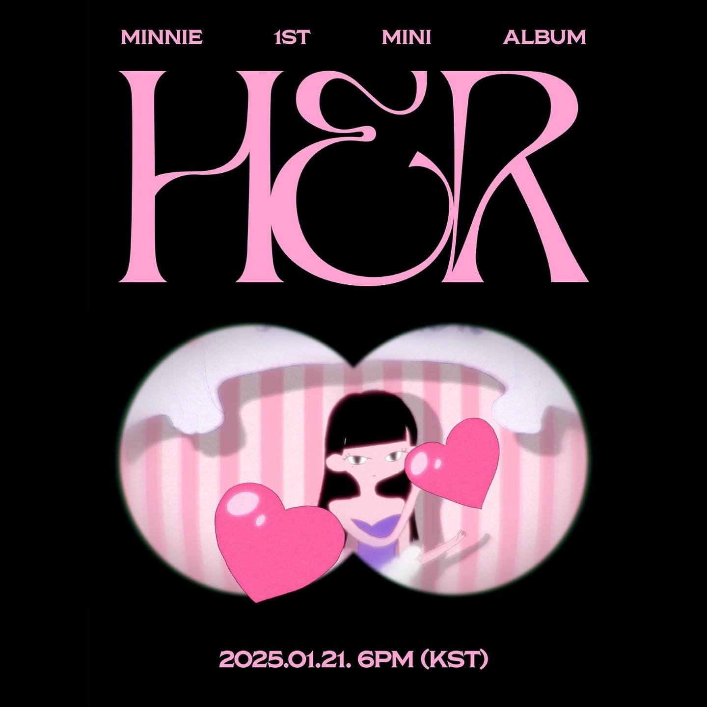 K-POP・アジア MINNIE 1st Mini Album [HER] LP Ver MINNIE 1ST MINI ALBUM - HER (LP) | KPOPMART.COM