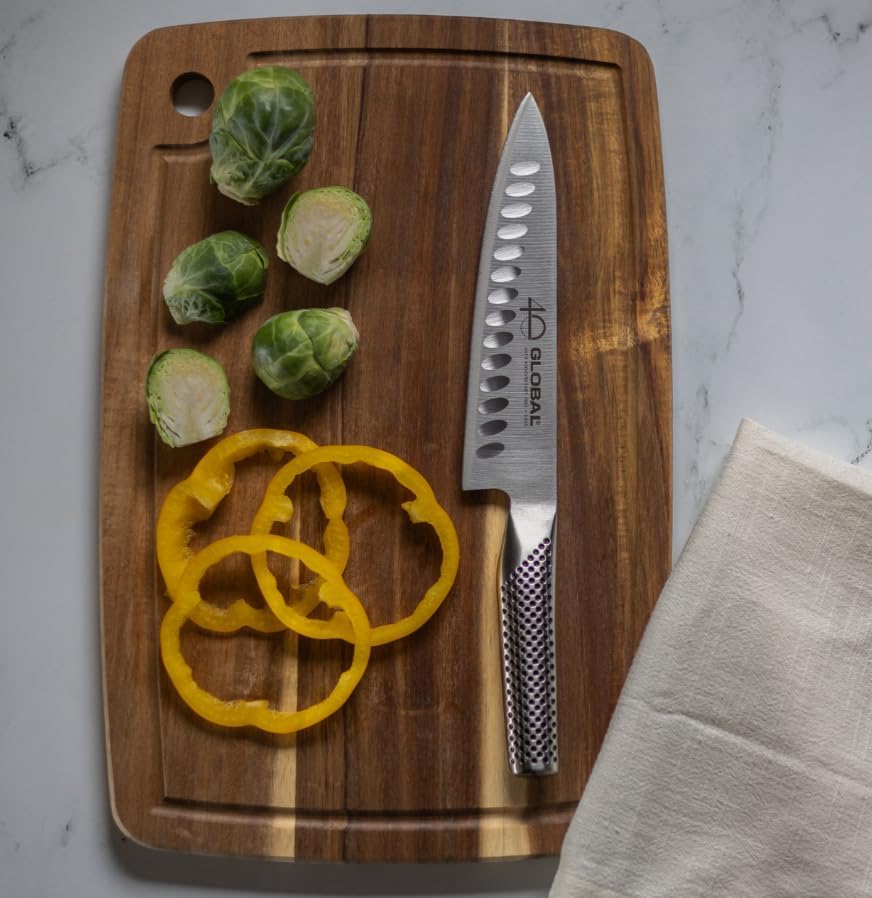 Miniatura 3 de Global Cuchillo de chef estriado de 7 pulgadas del 40 aniversario