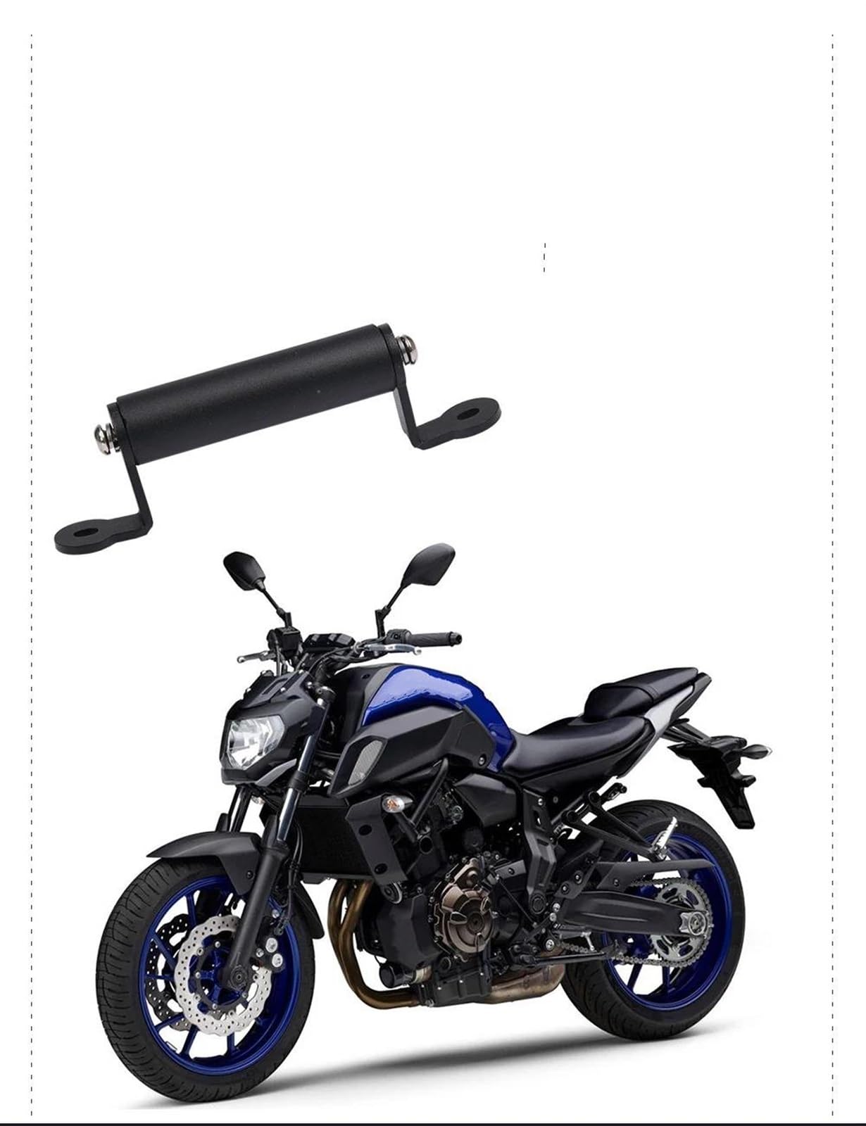 Porta Cellulare Moto Per Tracer 7 700 GT Per MT07 Accessori Supporto Per Telefono Cellulare Supporto Per Piastra Di Navigazione GPS Moto Staffa Navigazione