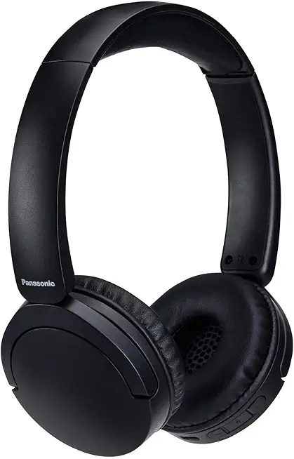 Panasonic HF630B, Kabelloser Street-Kopfhörer, On-Ear, eingebautes Mikrofon, Bluetooth 5.3, Multipoint, schwenkbares Design, bis zu 72 Stunden Wiedergabe, USB-C, Schwarz