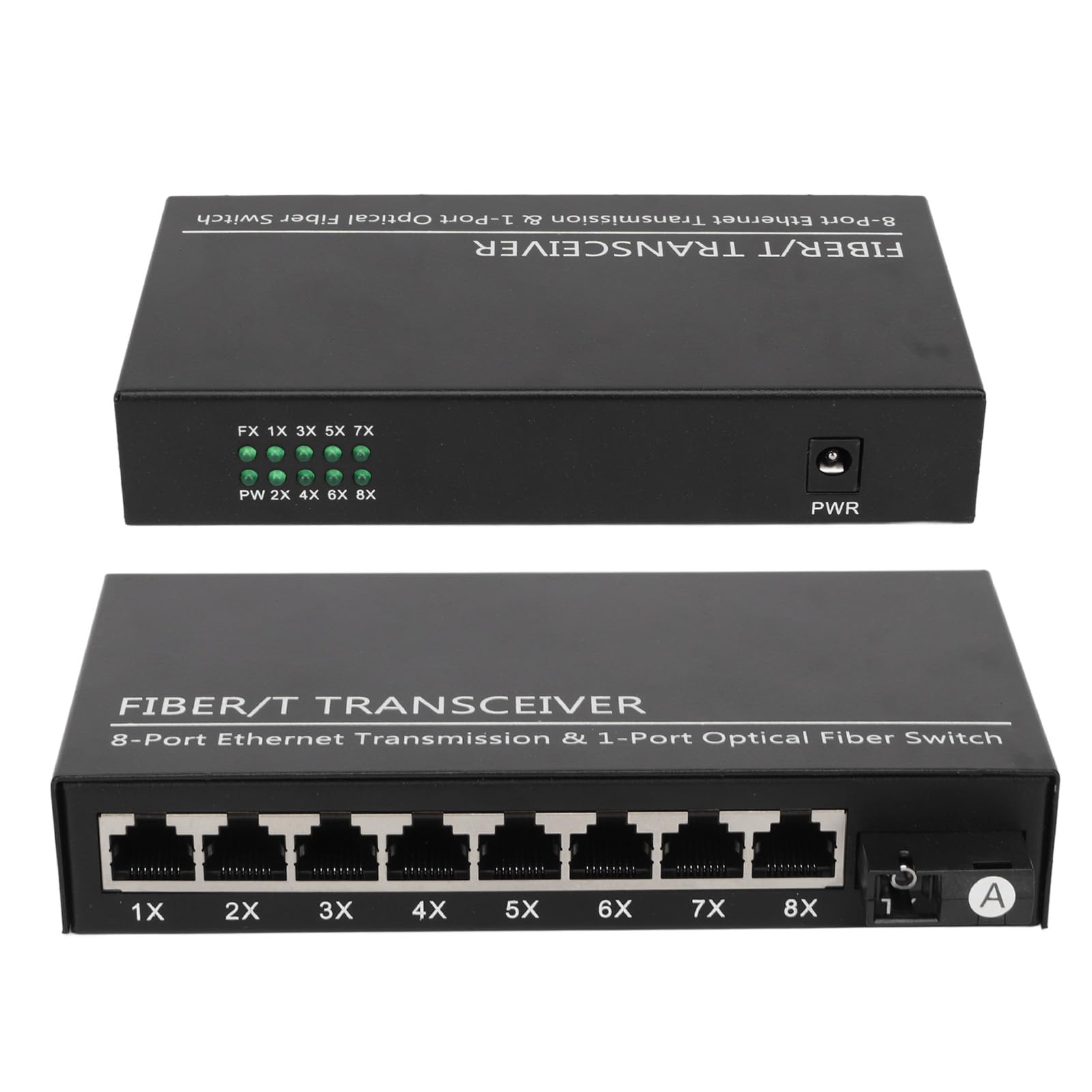 Transceiver światłowodowy Ethernet, Tx1310nm RX1550nm 100-240V 1 Optyczny Transceiver światłowodowy do Domu do 25 Km (przepisy europejskie)