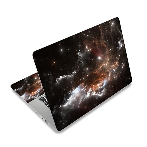 Black Galaxy Laptop Skin Decal for Multiple Brands