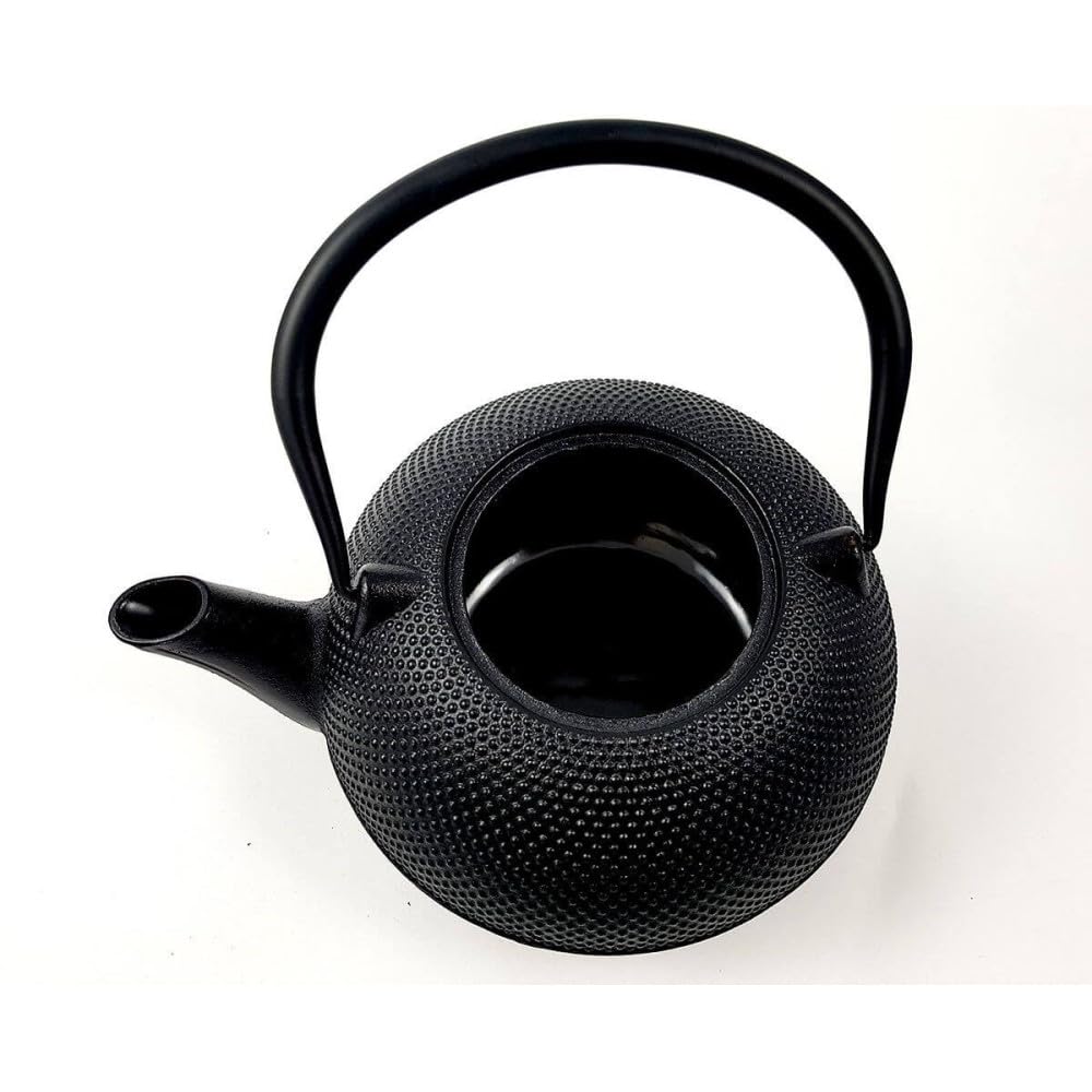 Kuro - Tetera de hierro fundido (1 L), color verde