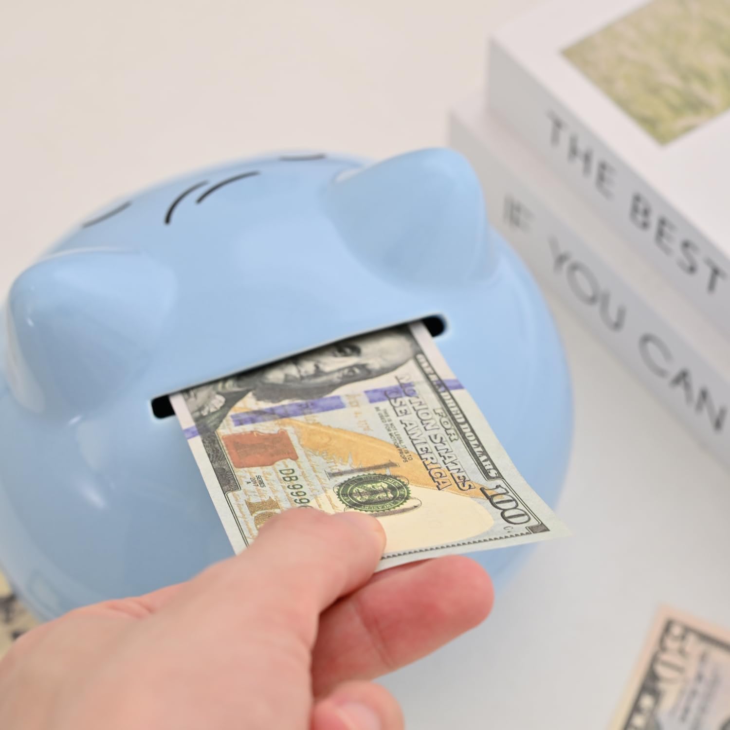 Piggy Bank for Adults Must Break to Open,Money Bank,Money Saving Box,Alcancias De Dinero Para Adultos,Boy Personalized Piggy Bank For Girl,Money Jar,Change Jar,Modren Home Decor Living Room,Coin Bank,