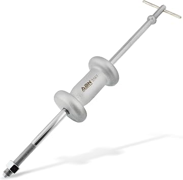 ABN Slide Hammer Puller Set - 5 lb Slide Hammer Axle and Hub Puller and Dent Remover Unit Auto Body Hammer Tool